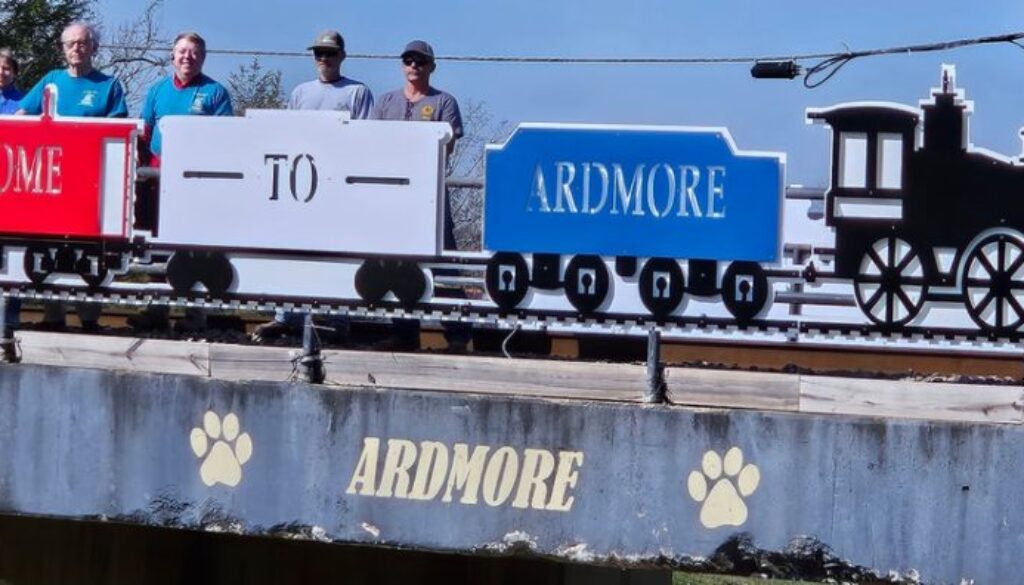 Image of finished Train Trestle Project