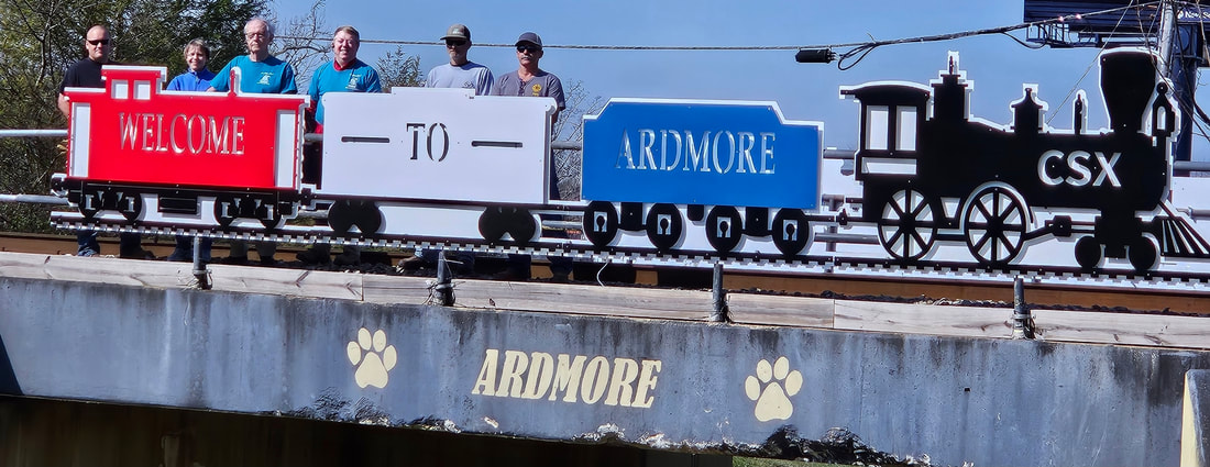 Image of finished Train Trestle Project